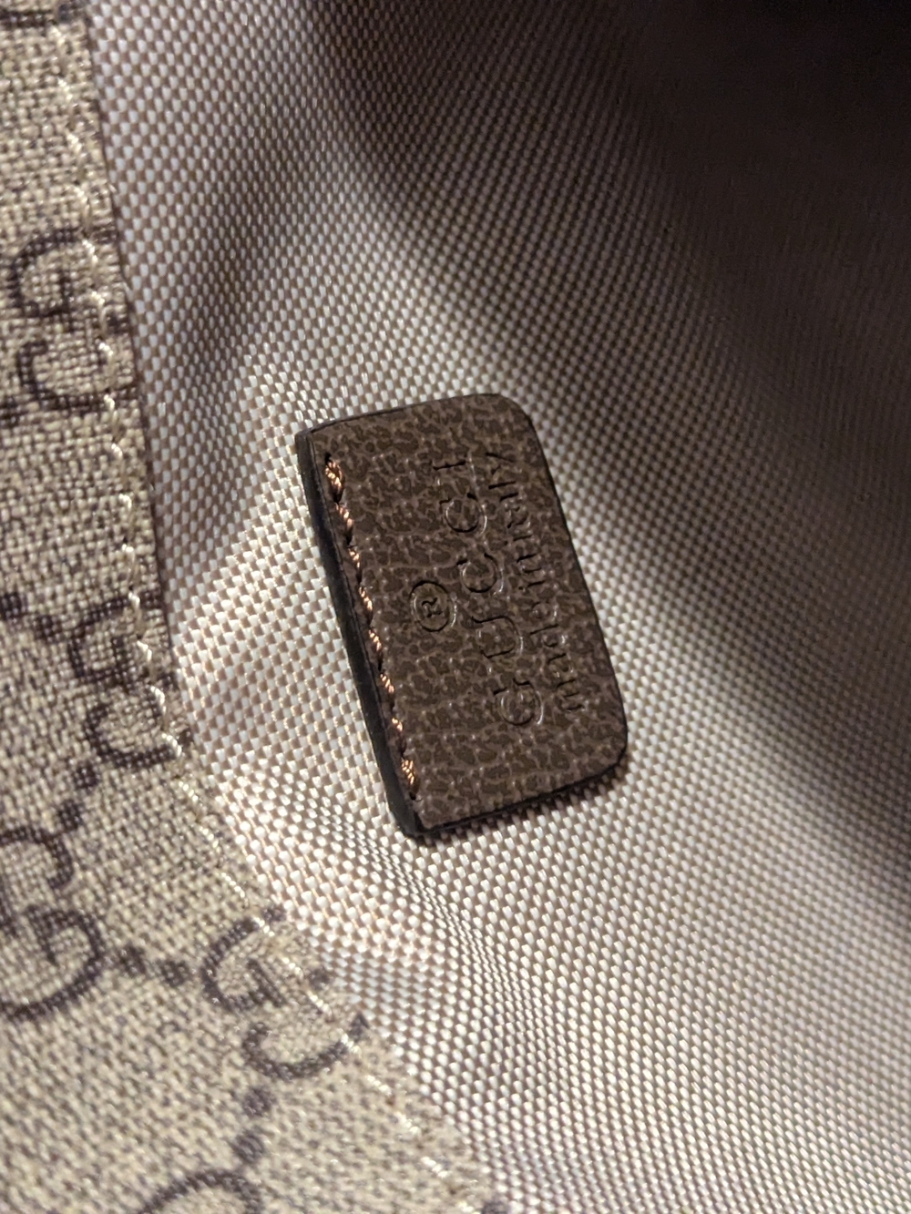 GG Supreme Monogram Belt Bag with Signature Web Strap - Picture 3 of 13